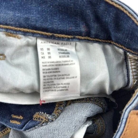 American Eagle Jeans Hi-Rise Jeggings Women's Size 00 - Picture 9 of 10